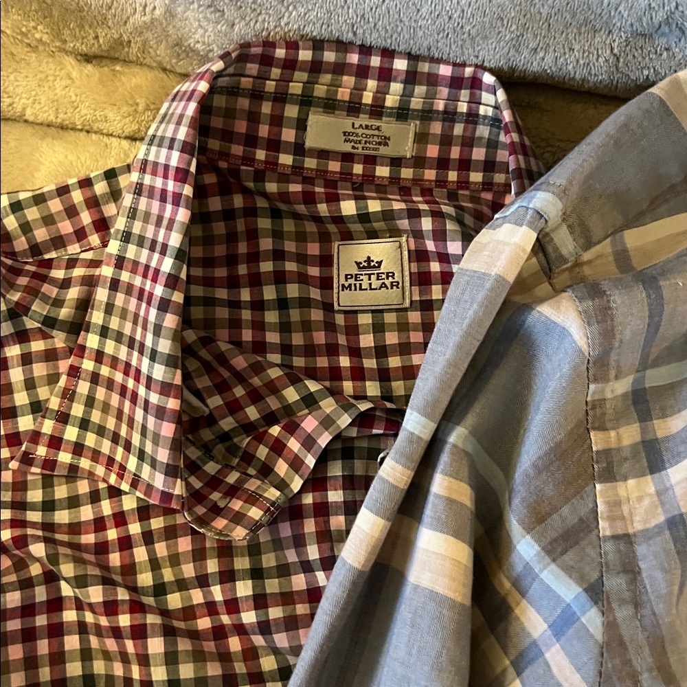 6 Peter Millar Button Down Shirts. Large - image 5